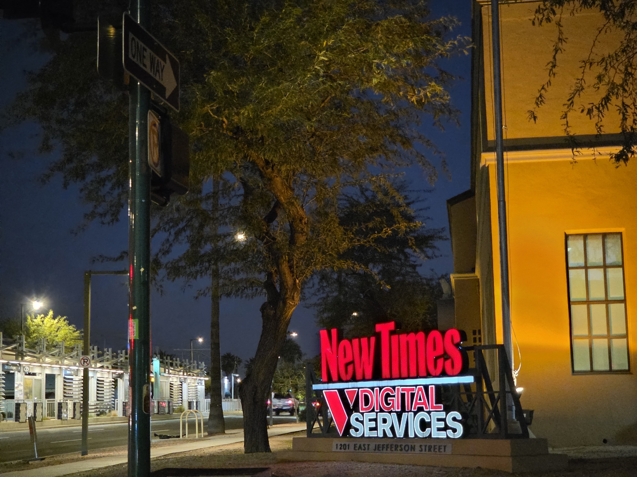 the outside of the Phoenix New Times office