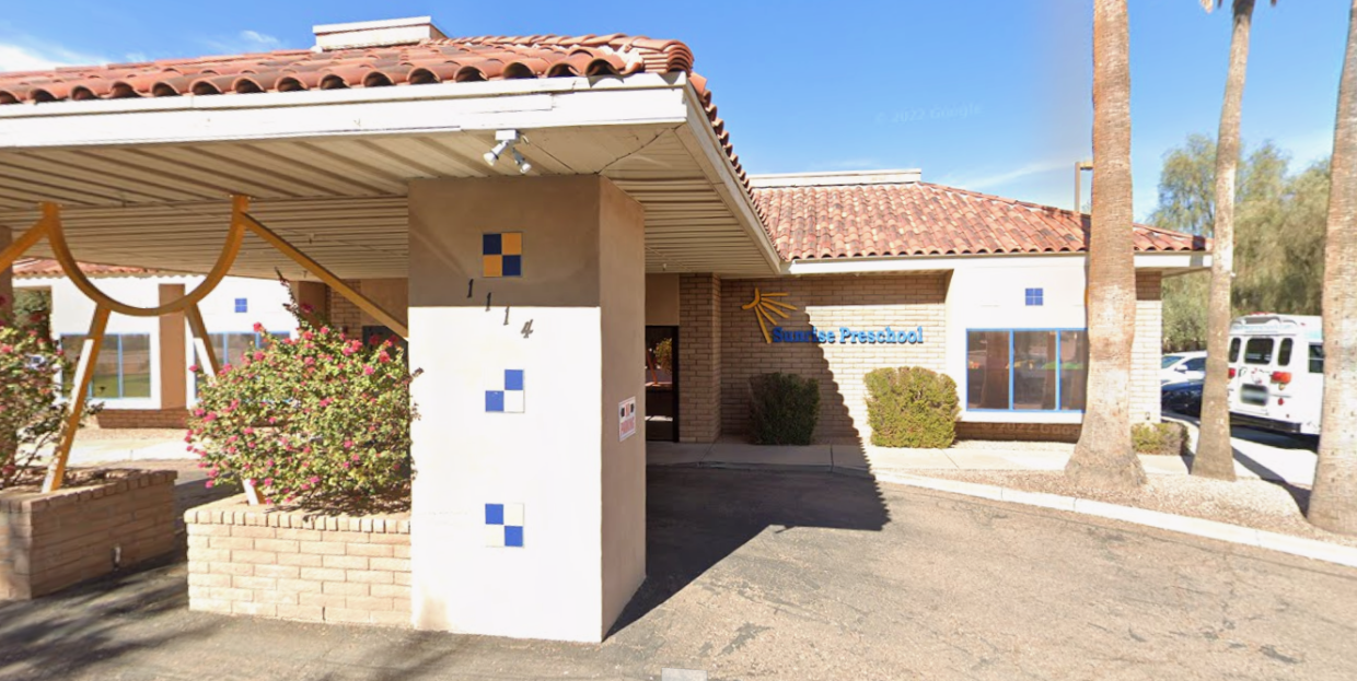 the exterior of sunrise preschools in chandler