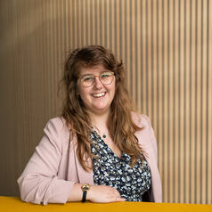 Author poses for picture