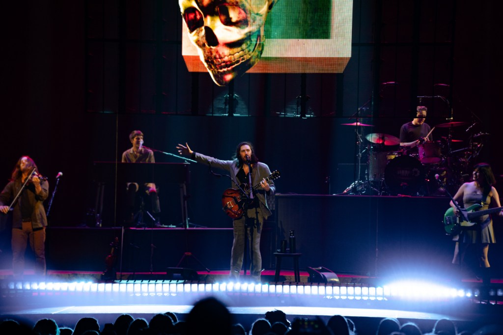 Rock band Hozier performs concert