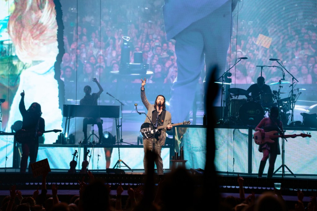 Rock band Hozier performs concert