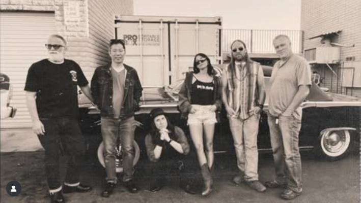 band poses for photo