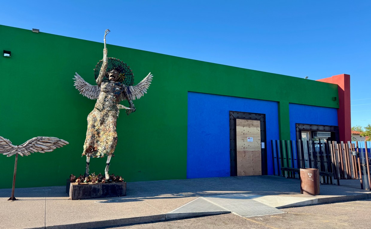 Exterior of La Santisima in Phoenix.