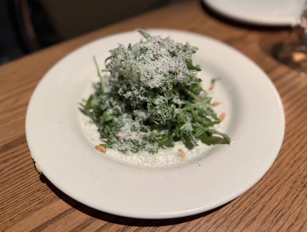 An arugula salad.