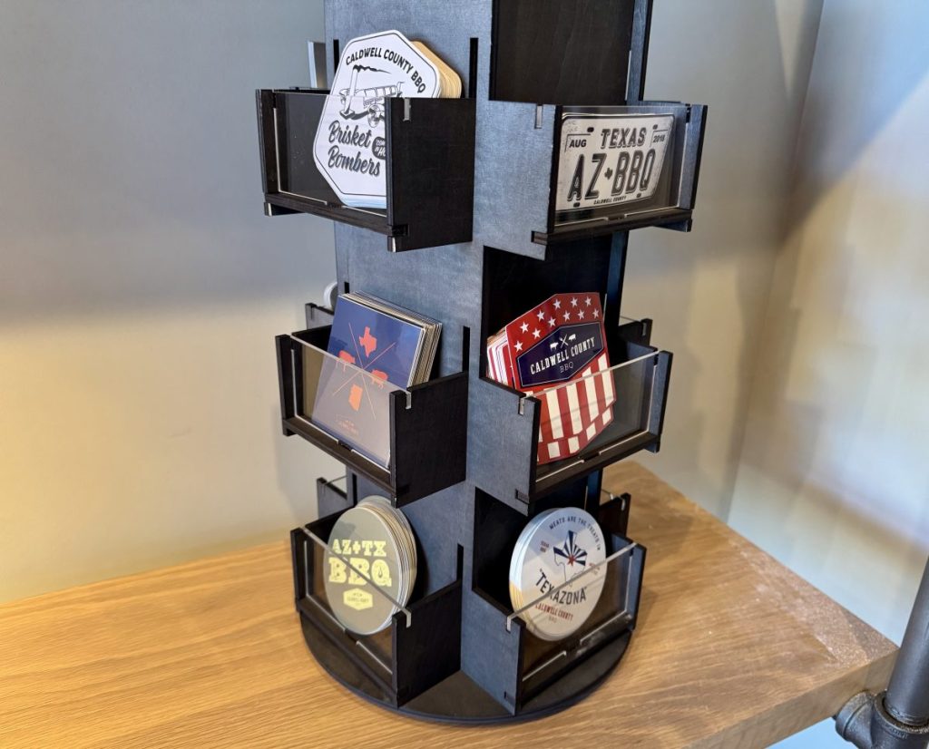 Barbecue and Texas-themed stickers