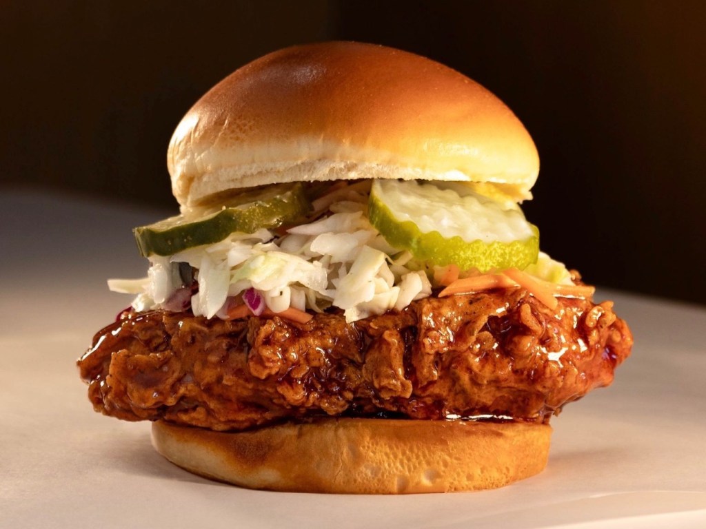 A Nashville hot chicken sandwich