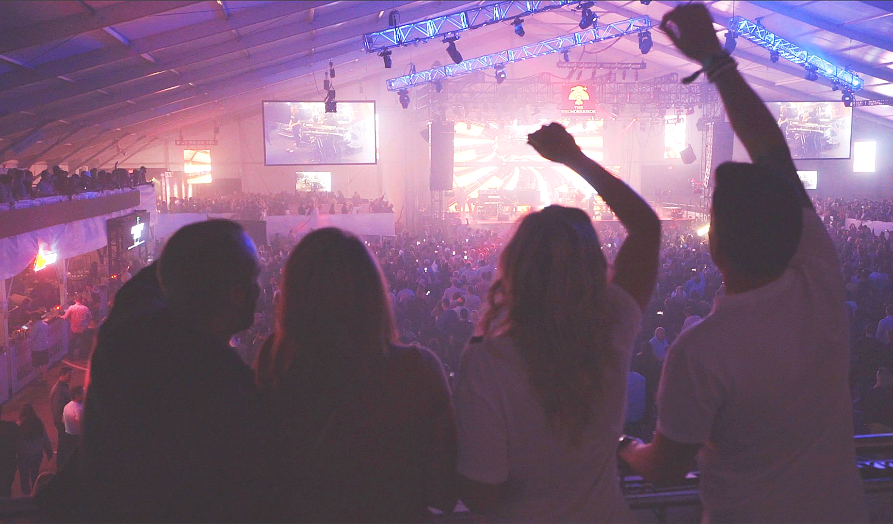 Fans pack the Coors Light Birds Nest during a sold-out concert at the WM Phoenix Open in Scottsdale.