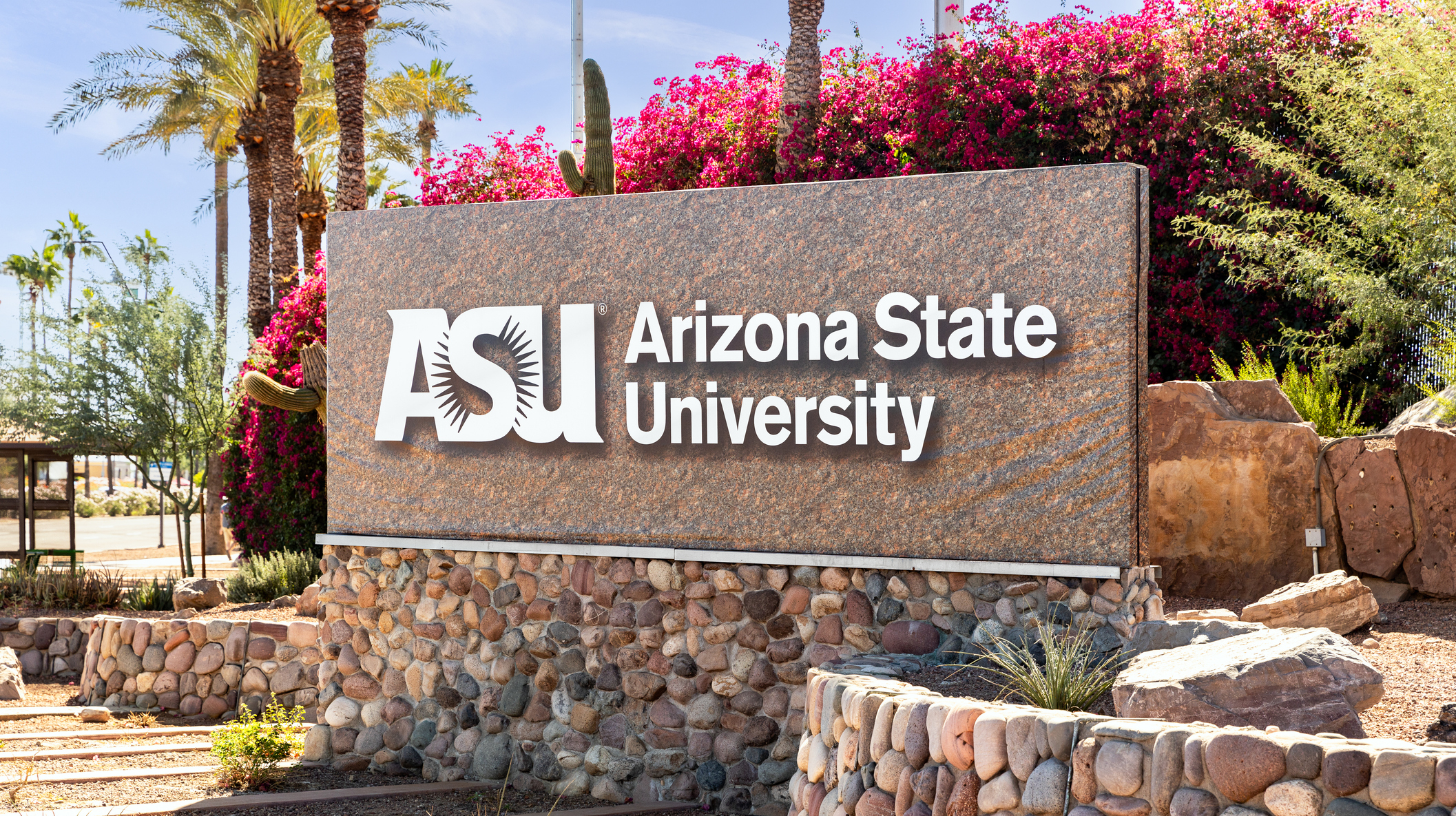 an arizona state university sign
