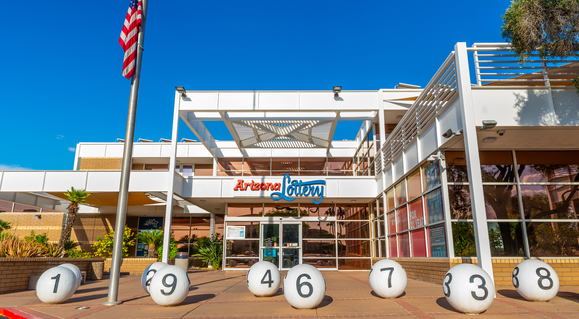 the headquarters of the arizona lottery in phoenix