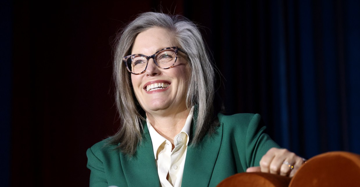 governor katie hobbs smiling