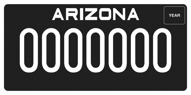 All-black Arizona license plate is now available