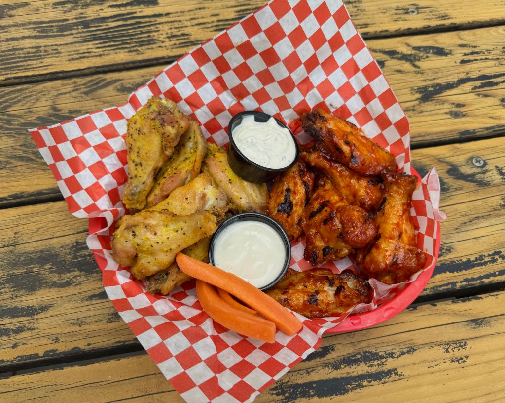 A basket of wings.