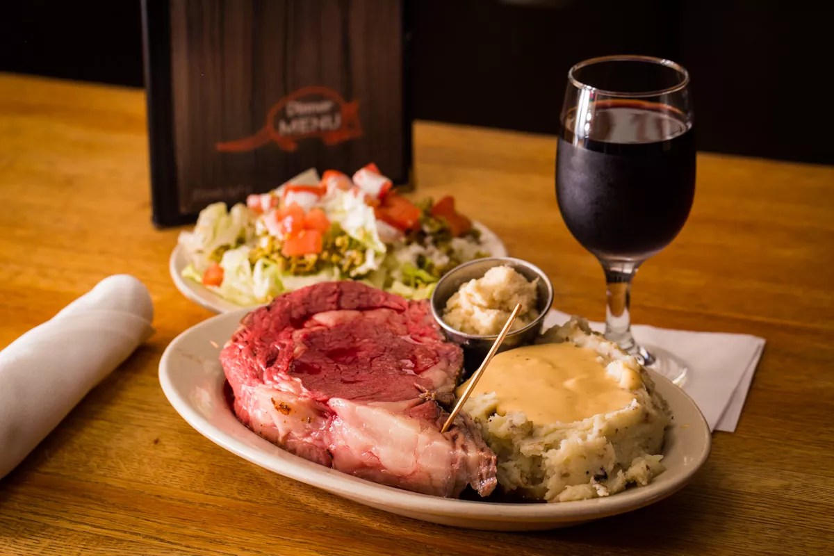 A Smoky Slab of Meat in a Texas-Inspired Roadhouse in Central Phoenix