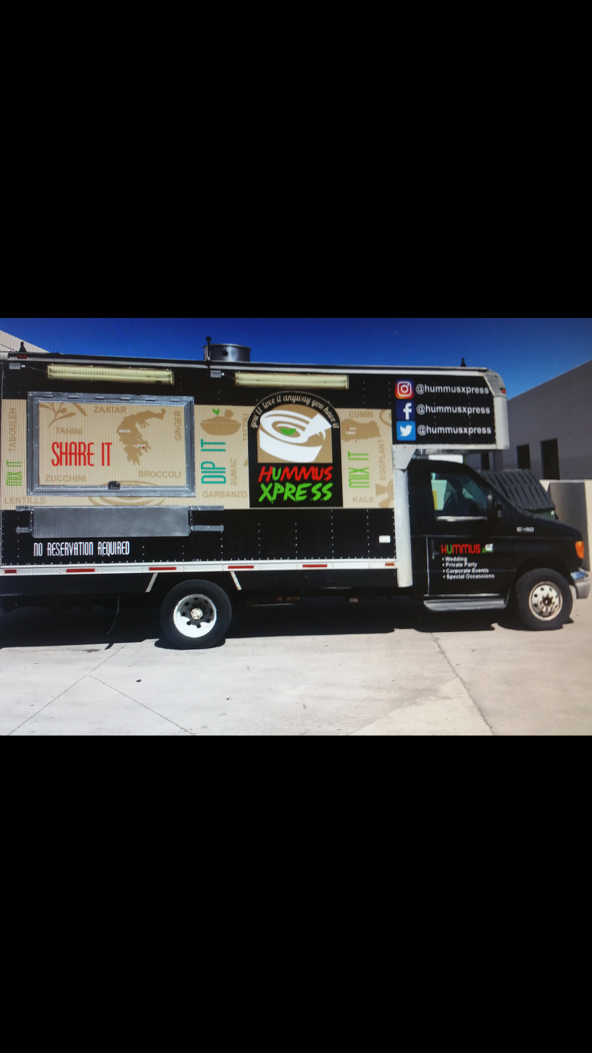 Hummus Xpress Food Truck Coming in Late April