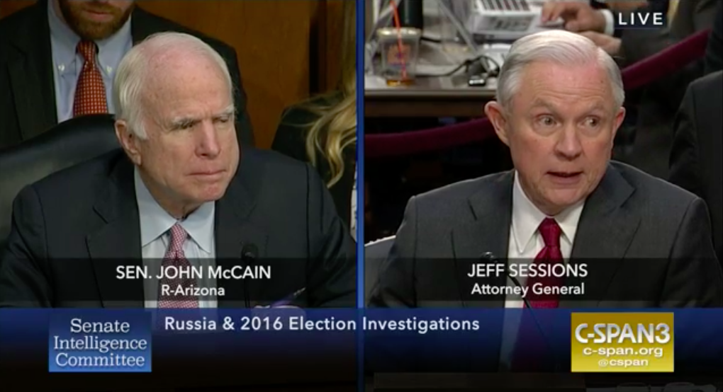 Awake McCain Drills Sessions on Recent Interest In Russia, Interrupts Kamala Harris Again