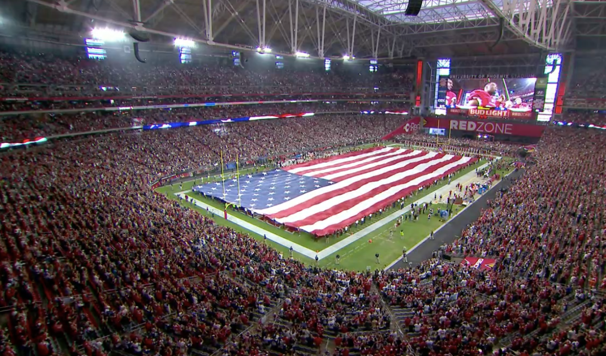 Cardinals, Cowboys Make Separate Statements During National Anthem