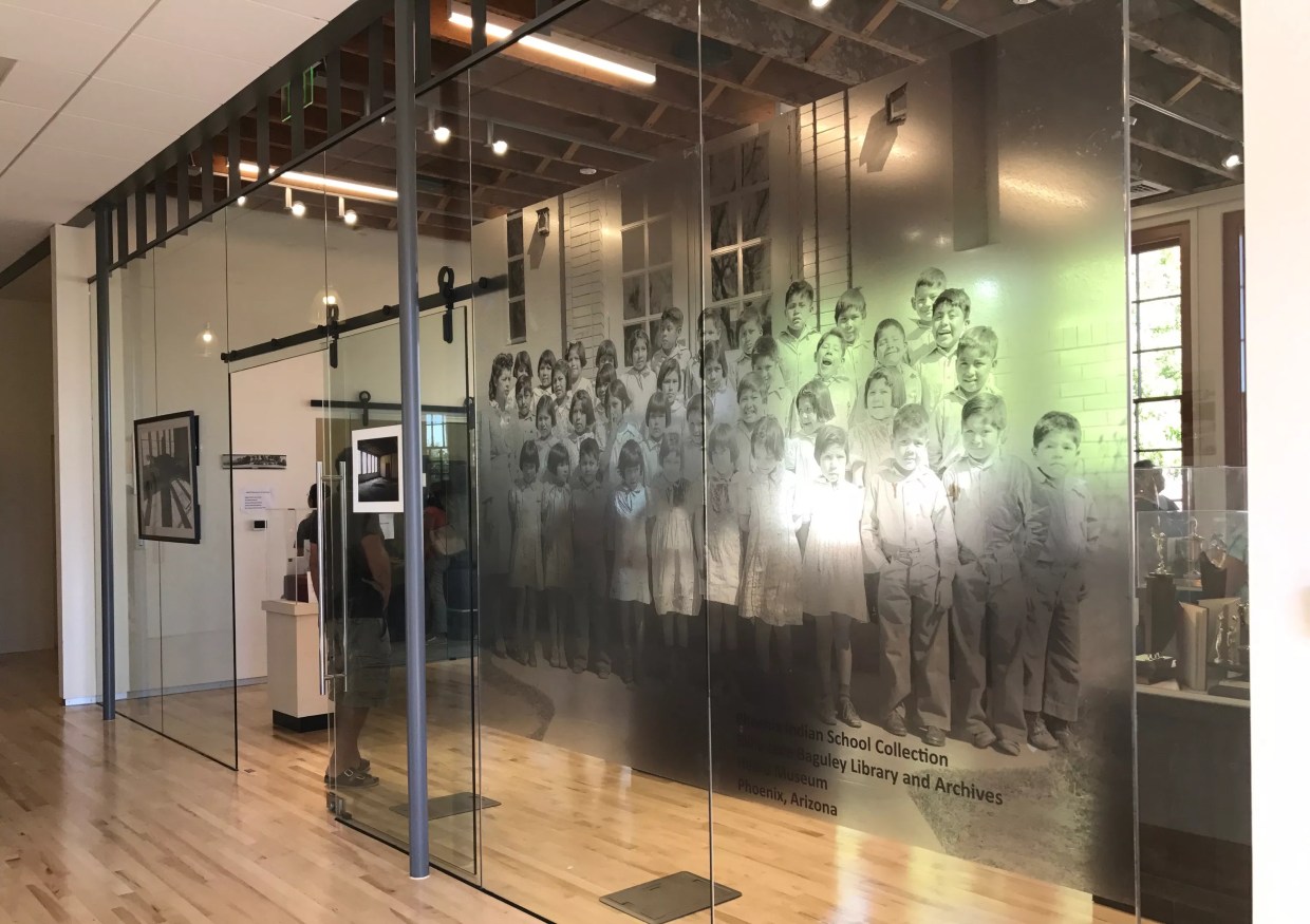 Inside the New Phoenix Indian School Visitor Center