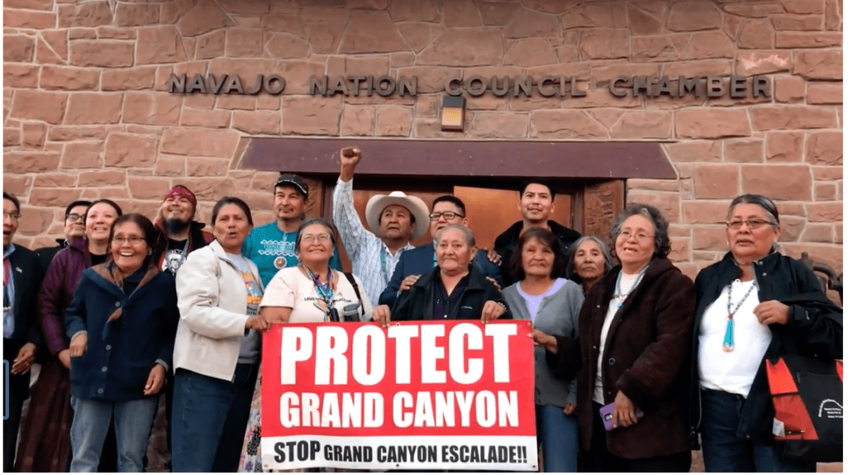 Watch: Grand Canyon Escalade Developer Gives Navajo Nation the Bird