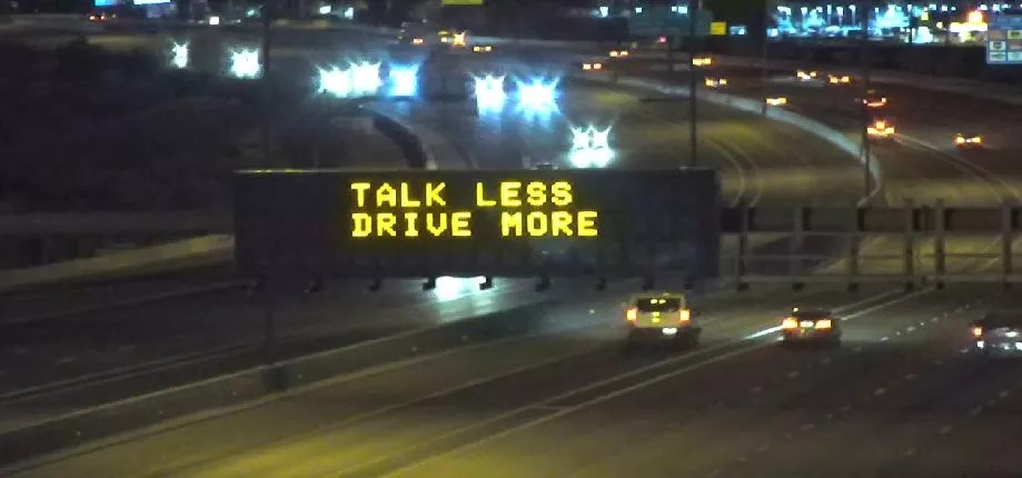 ADOT Hit Drivers with <i>Hamilton</i>-Inspired Signs