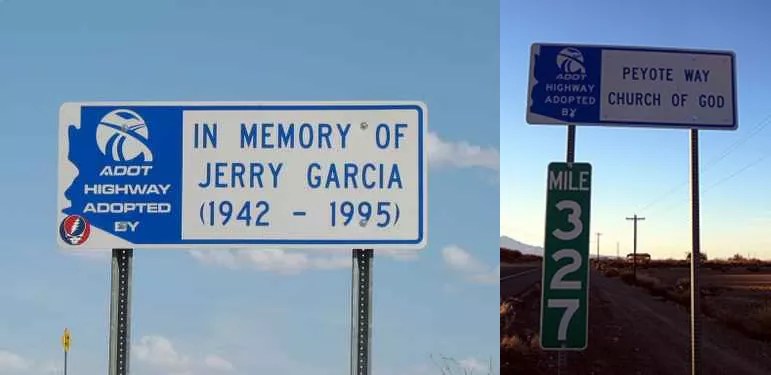 Arizona: The World Leader in Weird Adopt a Highway Signs?