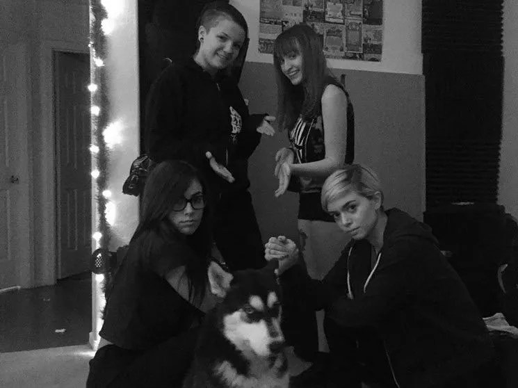 Inside Doll Skin’s Surprisingly Suburban Practice Space