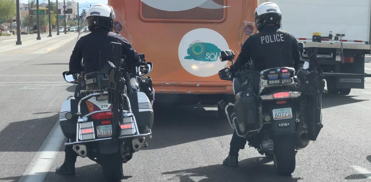 Tempe Cops Are Now Packing AR-15s on Their Motorcycles