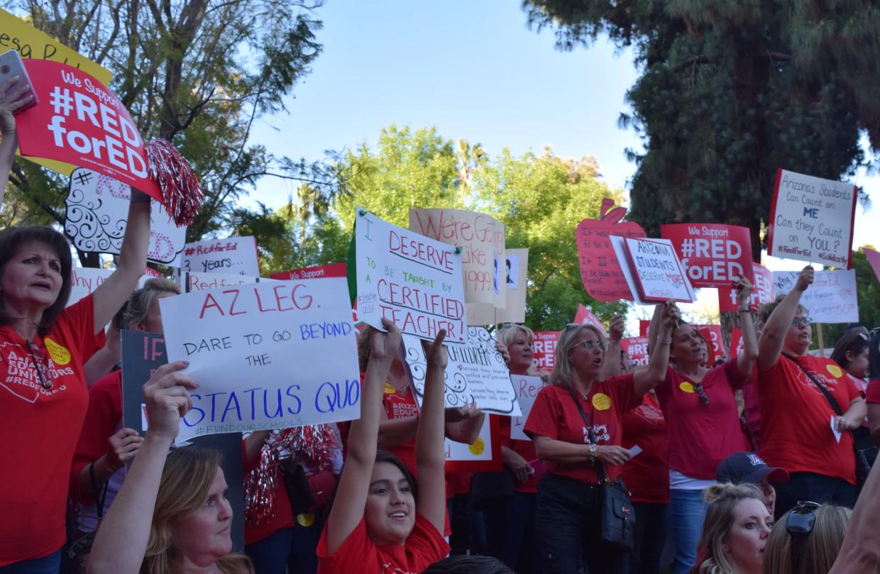 Arizona Educators Want to Be Paid Like Teachers in Neighboring States