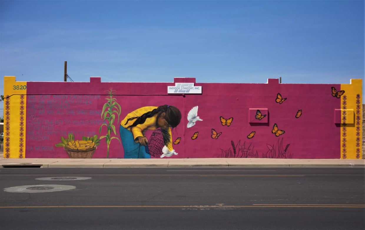The Inspiration Behind La Morena’s Latest Street Mural