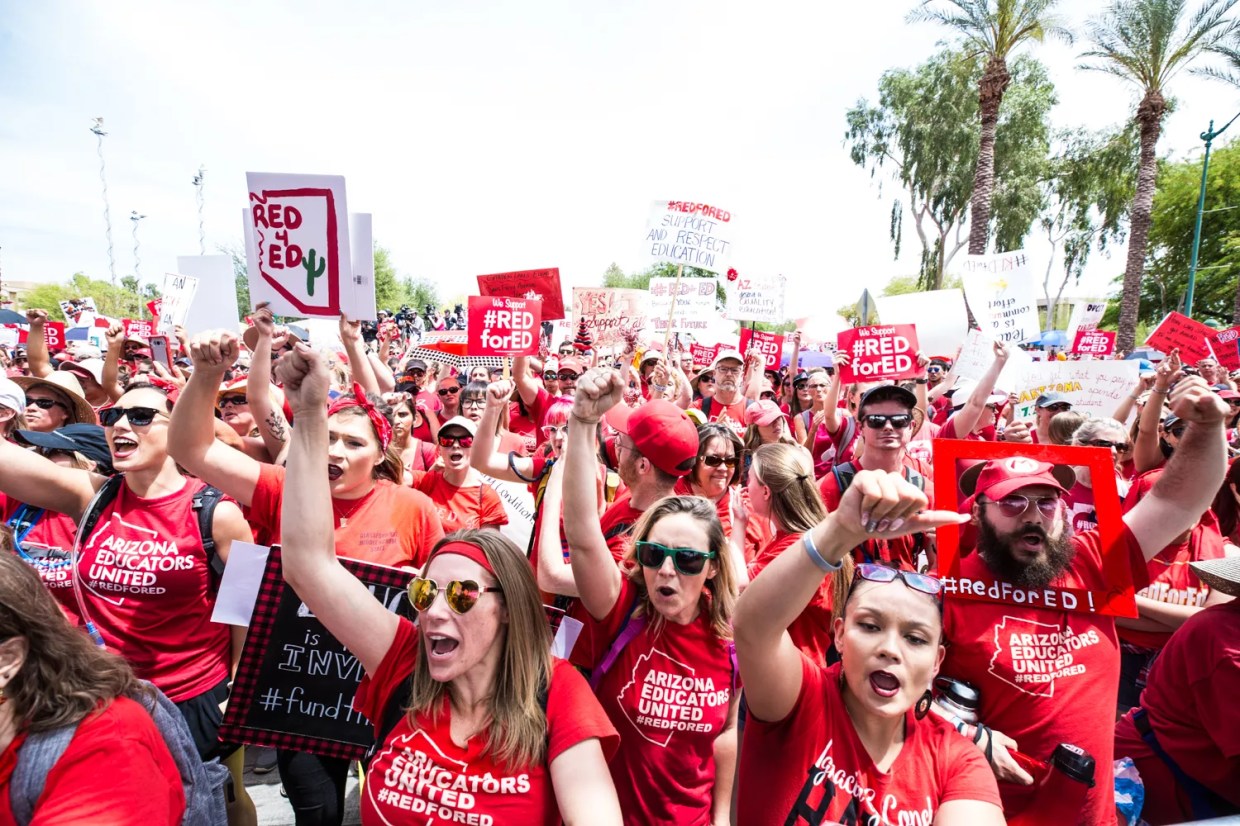 Several School Districts Crack Down on #RedForEd Apparel