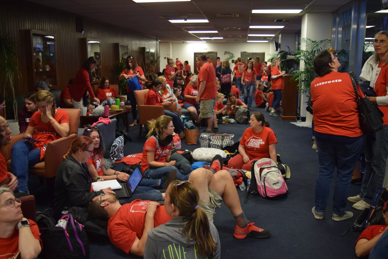 Ducey Signs Teacher Pay Budget After Late-Night Vote by Arizona Legislature