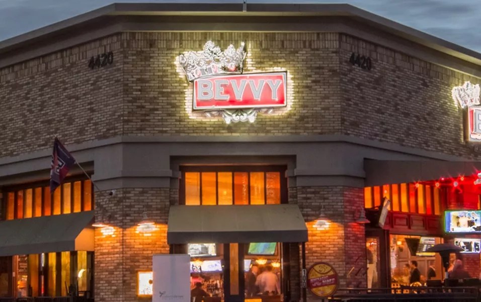 Exterior of Bevvy in Scottsdale.