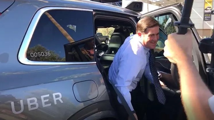 $10M Claim Blames Ducey, State for Uber Self-Driving Crash That Killed Woman