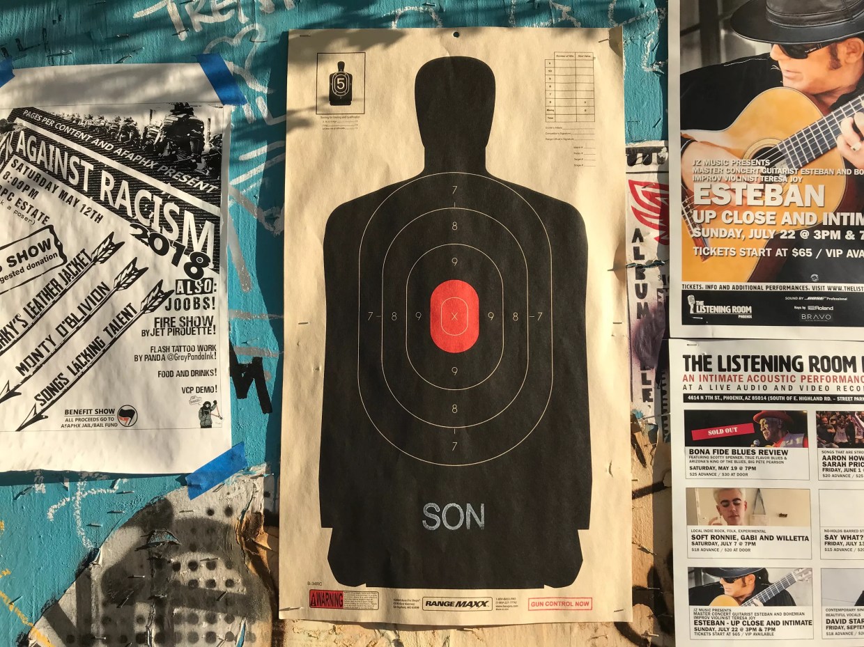 Here’s Why Bob Booker Placed Shooting Targets Around Downtown Phoenix