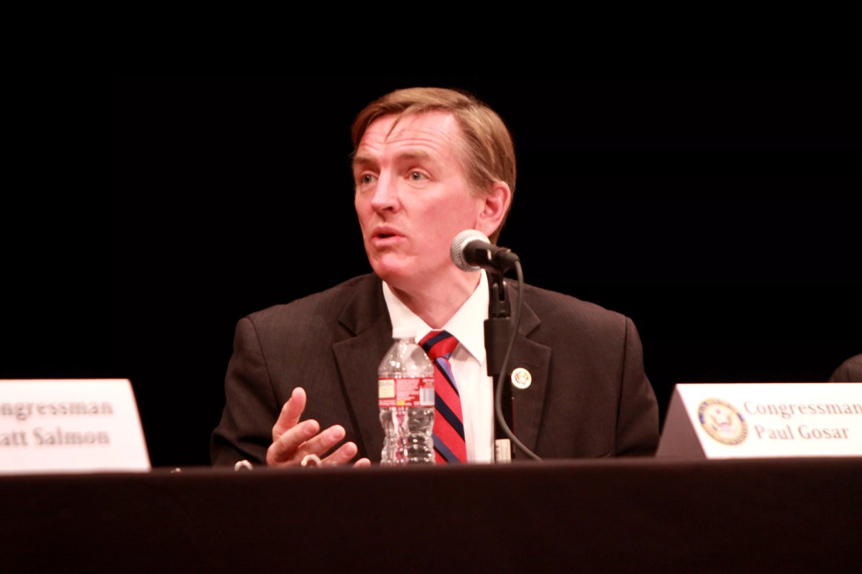 Arizona Congressman Paul Gosar’s Far-Right London Trip Funded by Fringe Group
