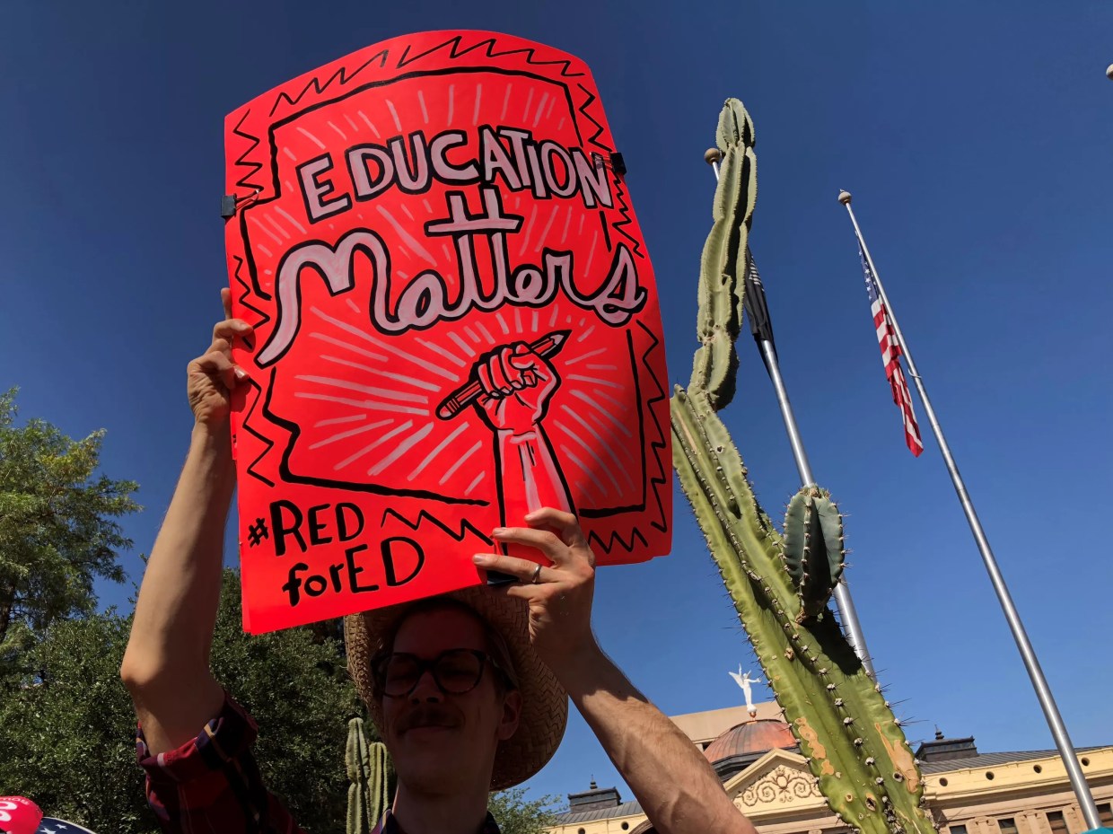 Scottsdale Arts Is Showing Teacher Artworks Inspired by #RedforEd Protests