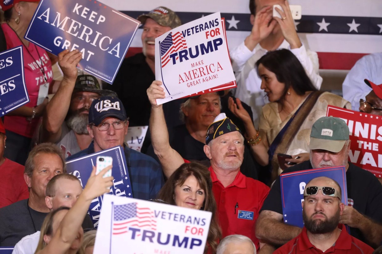 Warming Up the Crowd for Trump, Governor Doug Ducey Blasts Democrats