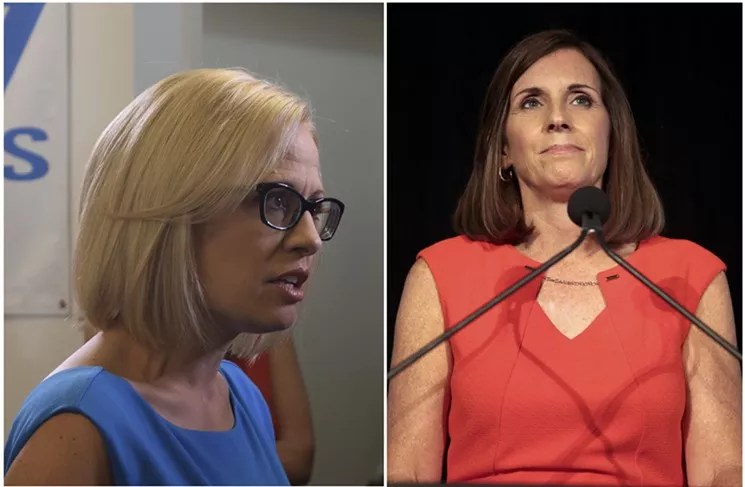 Kyrsten Sinema 32,000 Votes Ahead of Martha McSally in Latest Senate Results