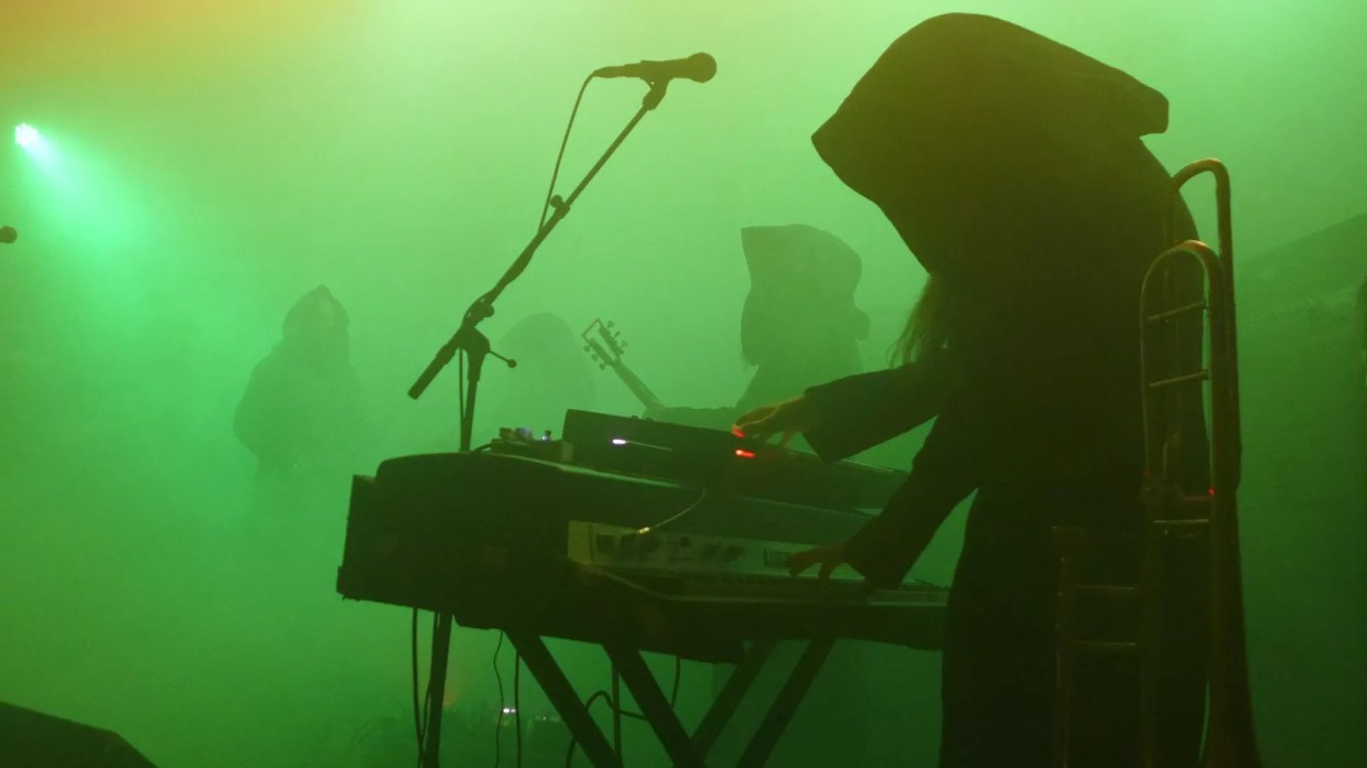 Metal Masters Sunn O))) Playing Special Show at Arcosanti