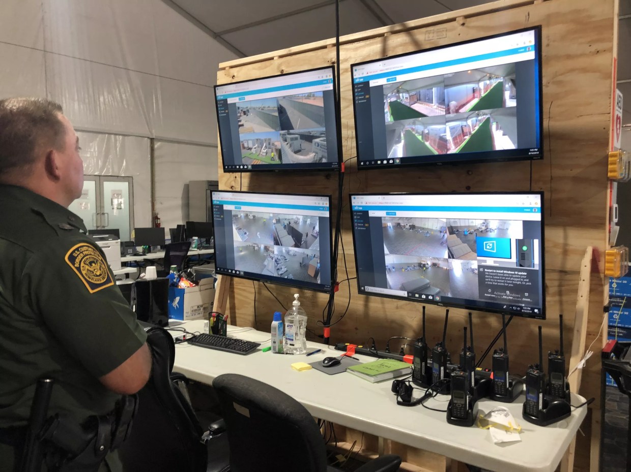 Numbers Dwindle Inside New Migrant Holding Facility in Yuma