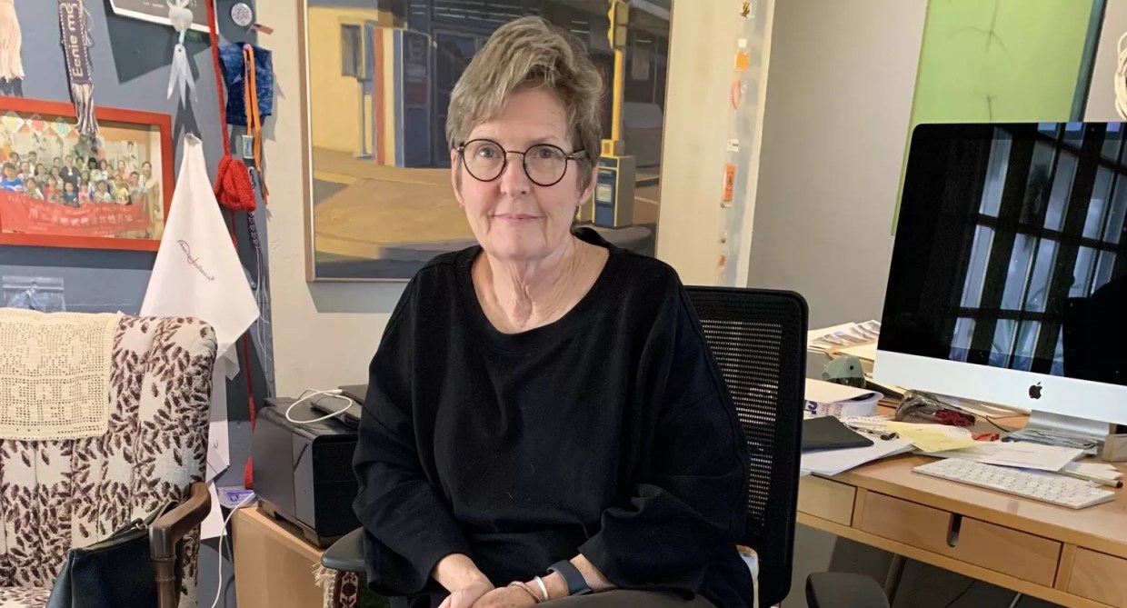 Ann Morton’s ‘Violet Protest’ Politicizes Fiber Art