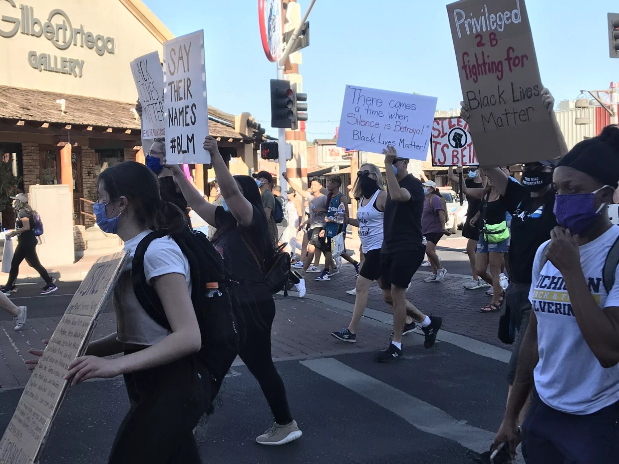 Peaceful Scottsdale Protest Draws More Than 1,500 People to Old Town