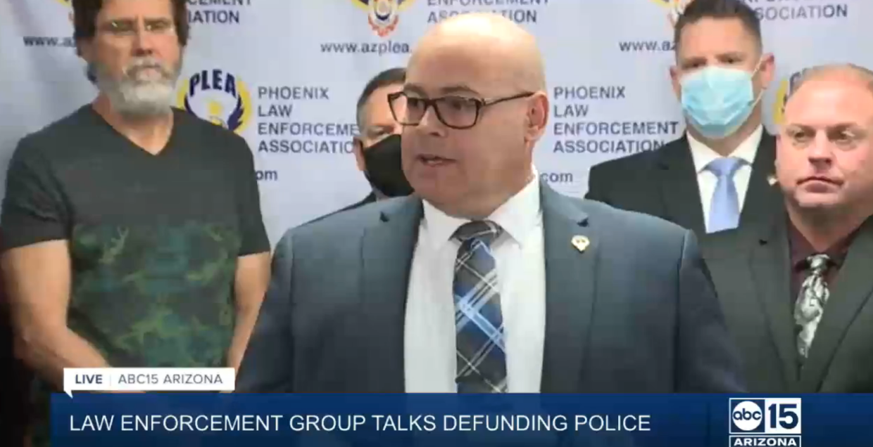 Phoenix Police Union Rejects Call to Defund Cops, Calls Criticism ‘False and Offensive’