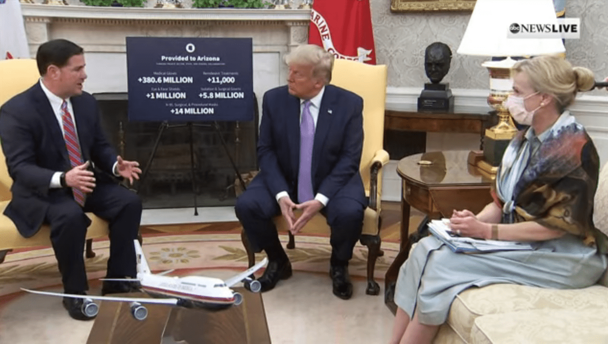 Joe Biden Takes Aim at Ducey After Trump Praises Arizona COVID-19 Response