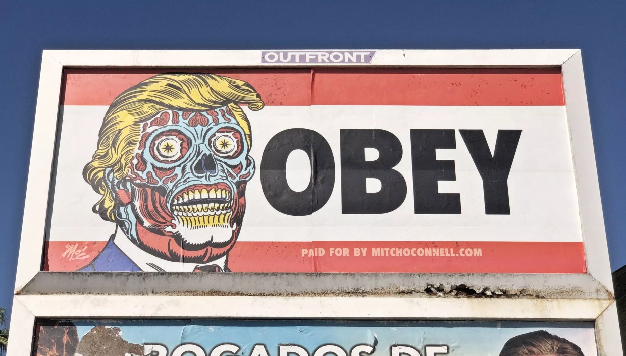 There’s a New Anti-Trump Billboard Inspired By <i>They Live</i> in Phoenix