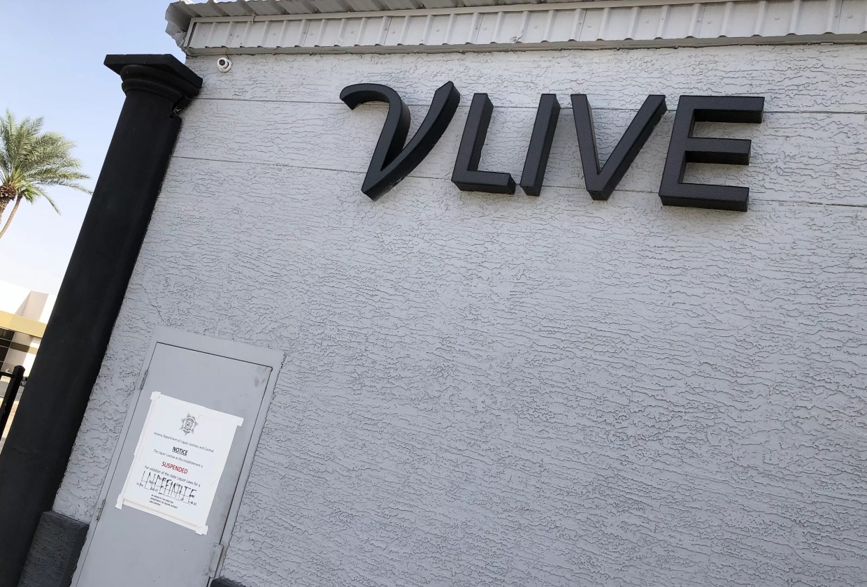 VLive Strip Club’s Liquor License Suspended, May Not Reopen If the State Has Its Way