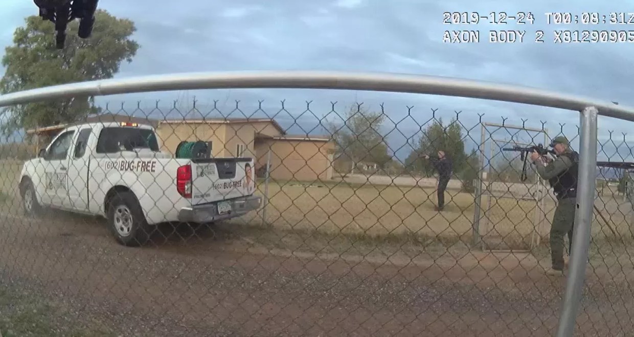 Buckeye Bodycam Video Shows Bloody, Bullet-Filled End to 2019 Manhunt