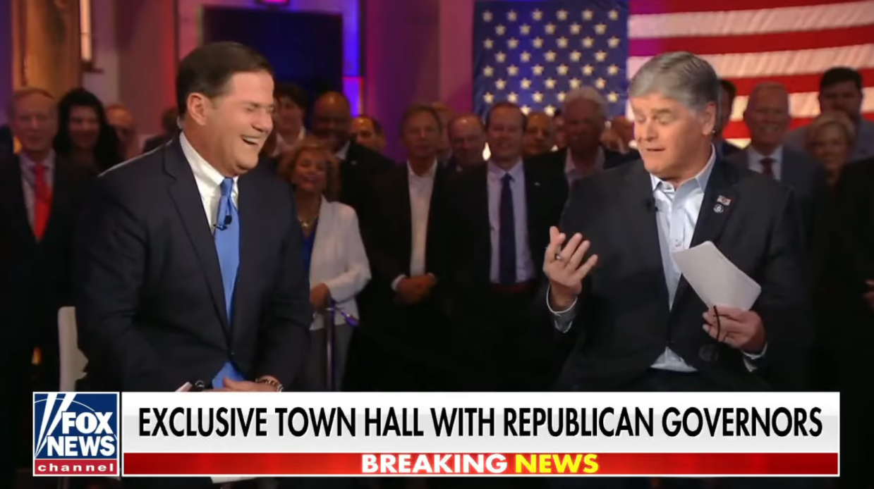 Ducey Tells Sean Hannity He Prioritized ‘Lives and Livelihoods’ During Pandemic