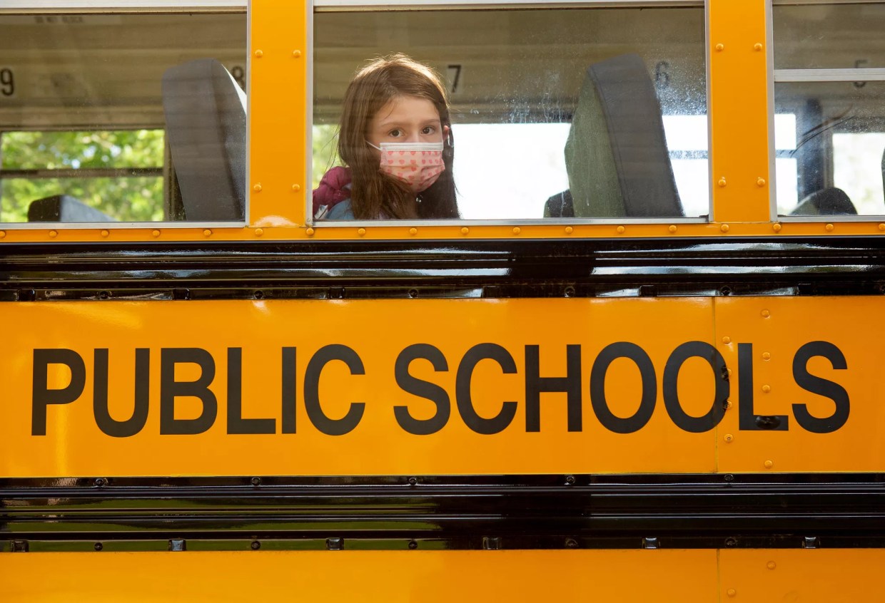 Masks On The Bus, But Not In The Classroom: Schools Confront Muddled Covid Protocols