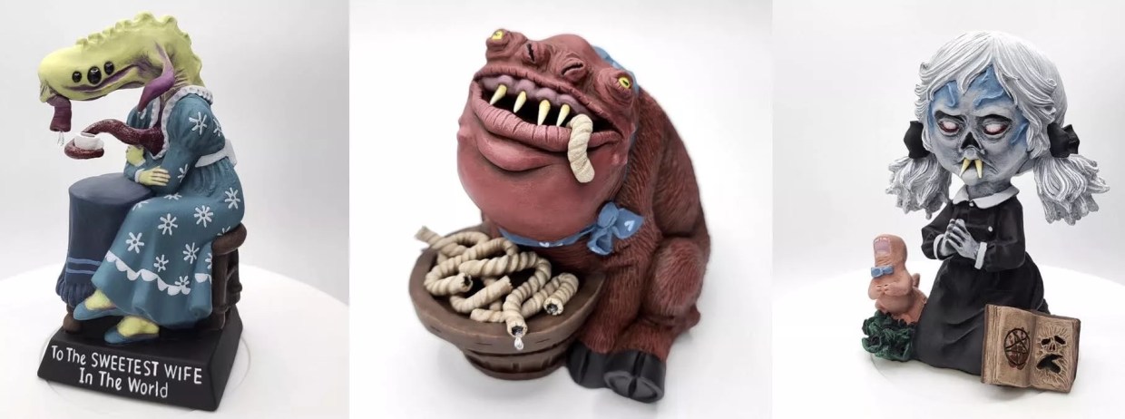 How Phoenix’s Thrift Creeper Turns Secondhand Figurines Into Freaky Works of Art