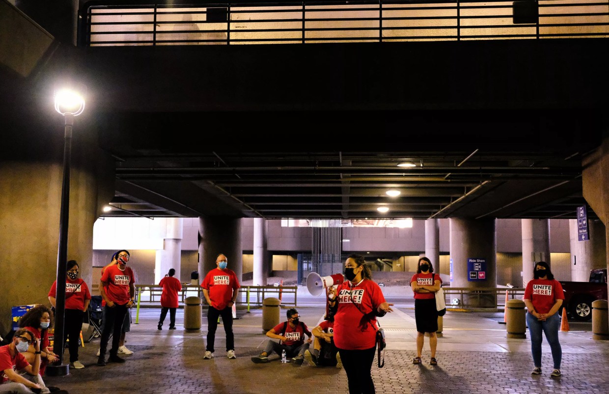 Fed Up With Grueling Shifts and Chronic Understaffing, Sky Harbor Restaurant Workers Are Striking